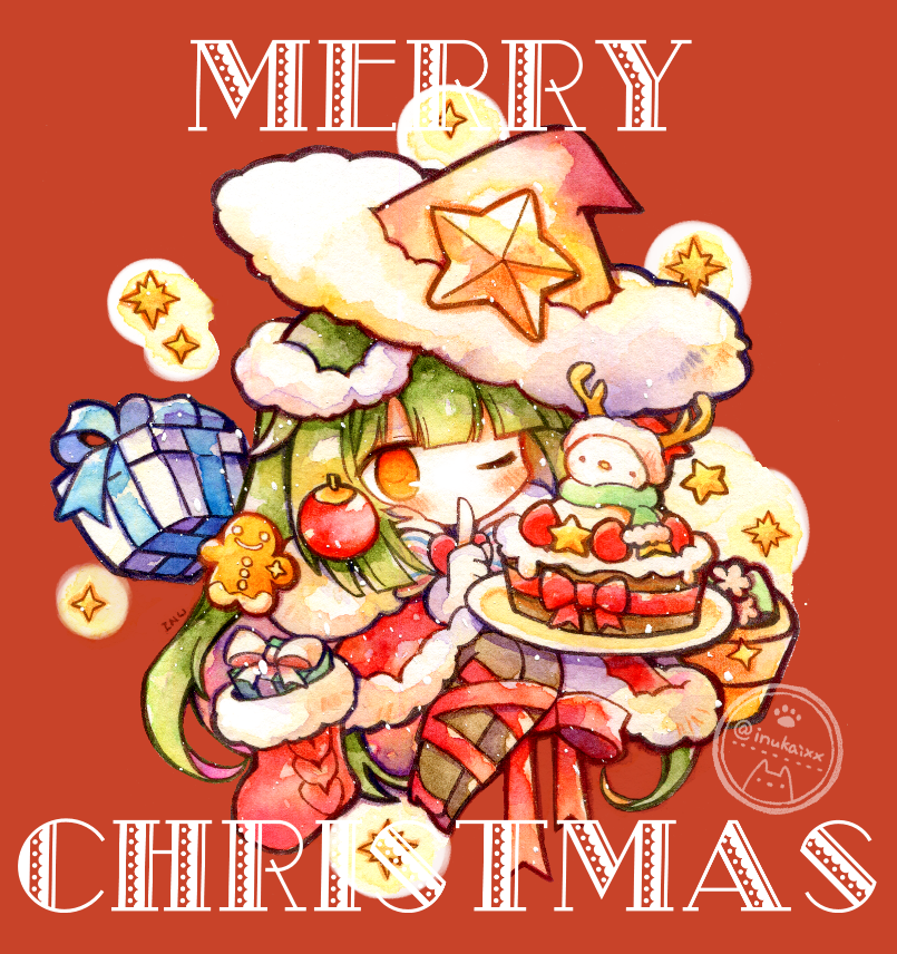 MerryChristmas #クリスマスイラスト メリークリスマス！な箱庭の魔女