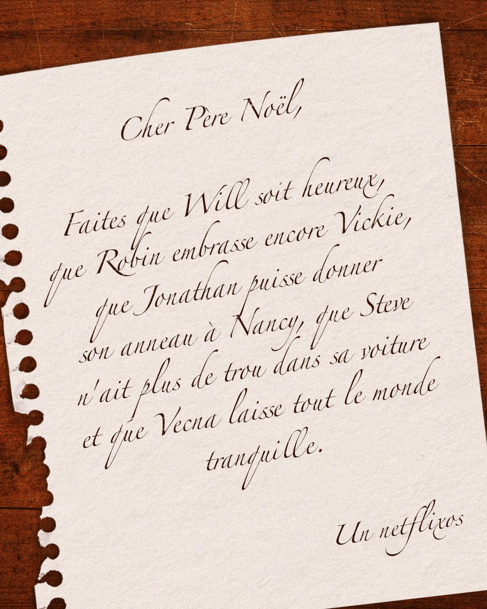 On a oublié quelque chose ?

STRANGER THINGS saison finale, volume 2, ce vendredi à 2h du matin.
