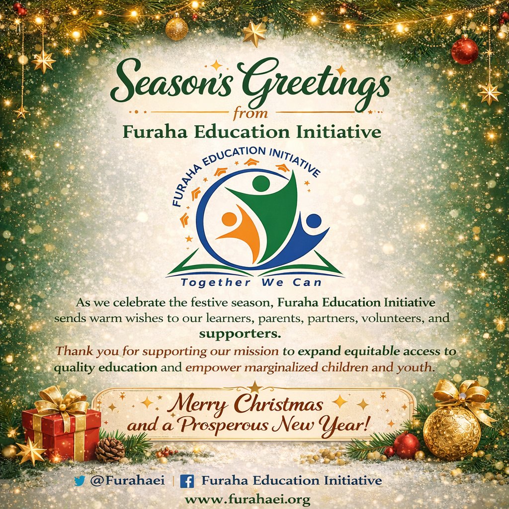 From us to all Ugandans and the world at large.

Happy Festive Season.