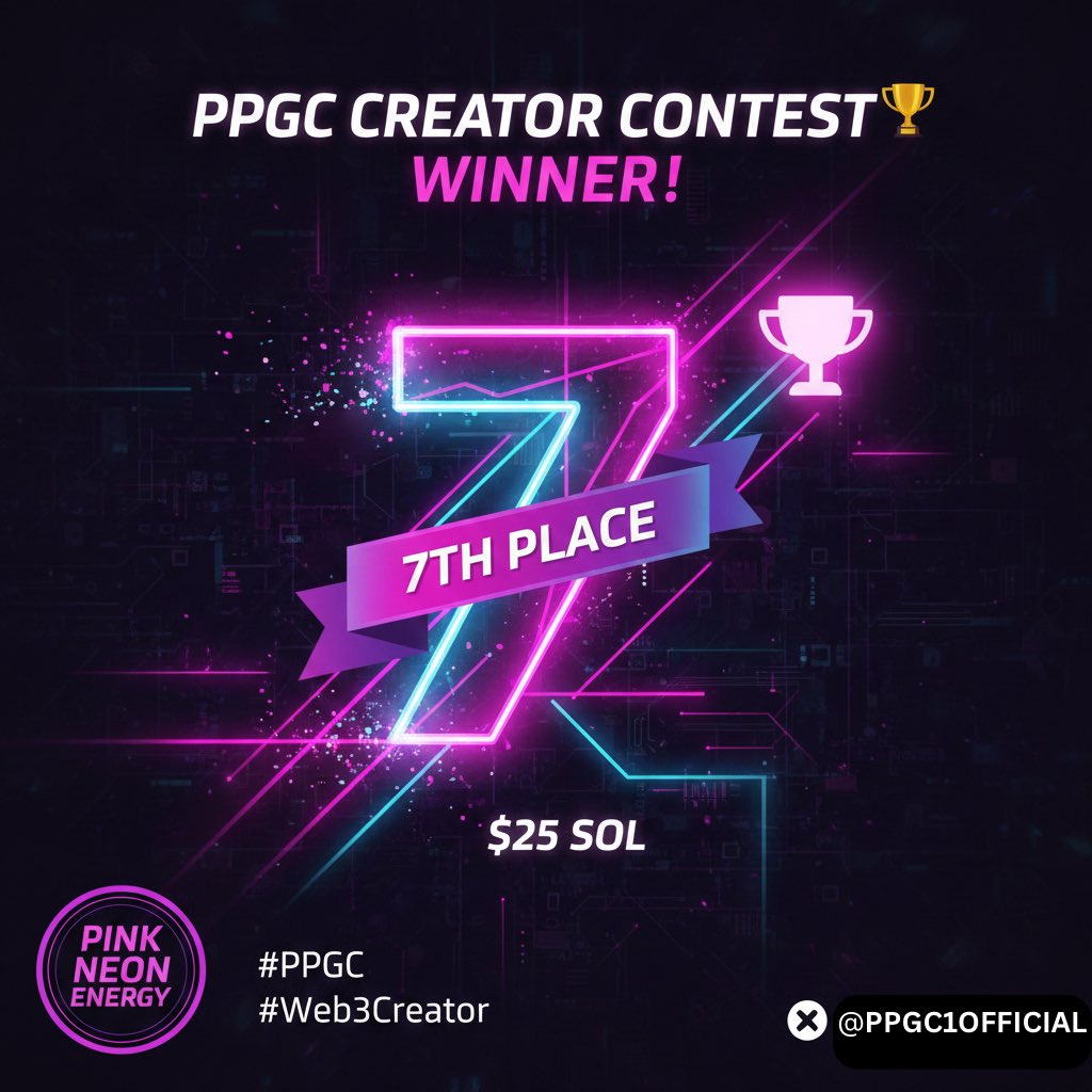 smilebwoy_'s tweet photo. Huge thanks to @PPGC1official and @Floka_16 for the prompt payment for the Creator Contest!
The $25 SOL is officially in the wallet.
Now, I'm ready for the next level locking in my spot for the #PPGC Airdrop!
Let’s keep this neon energy moving!
#Web3 #PaymentProof #Web3Creator https://t.co/a3APnKi26X