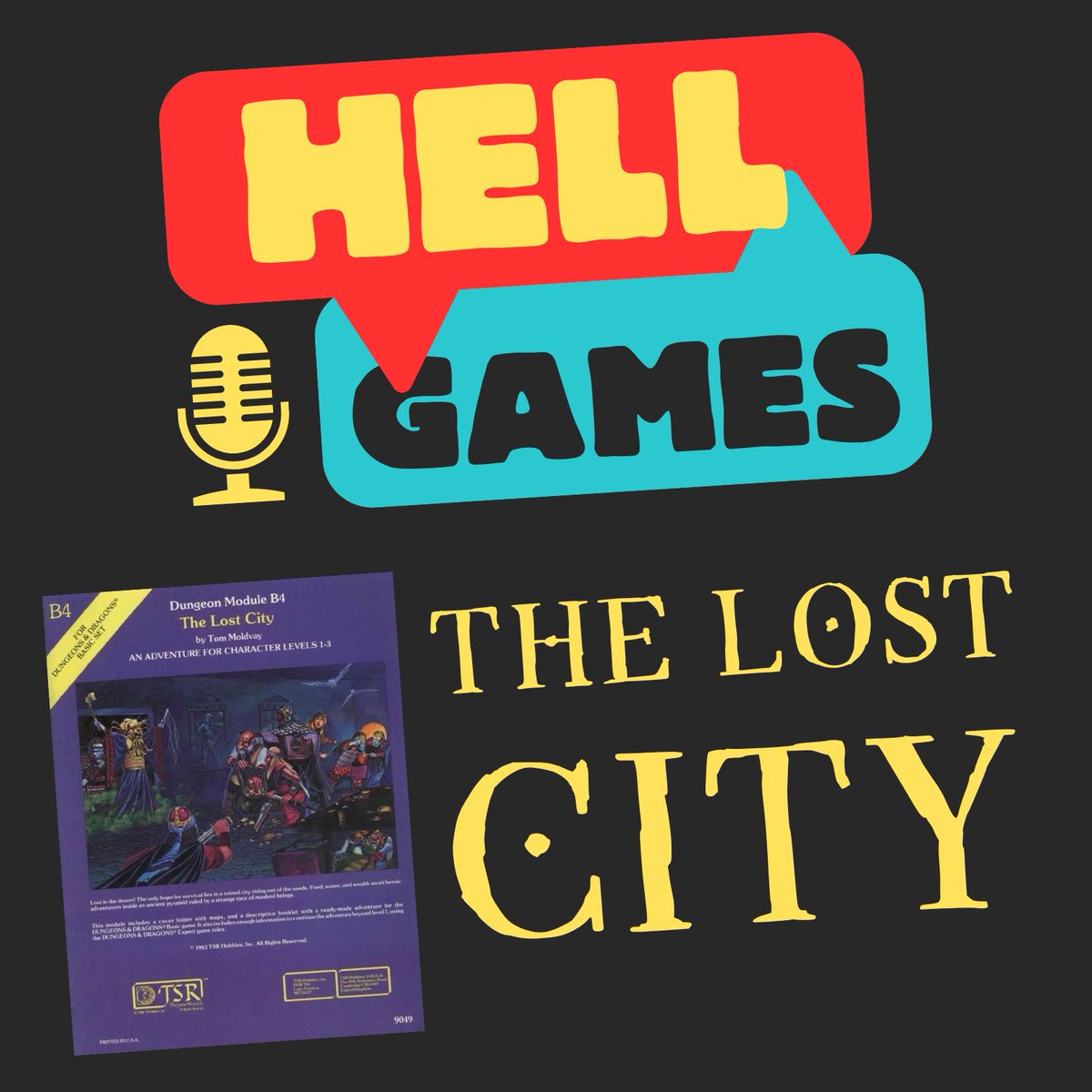 andreatupac's tweet image. HELL GAMES — The Lost City
Andiamo alla scoperta dell’ultimo modulo della trilogia pulp di Moldvay!

👉 Puntata: open.spotify.com/episode/2ezGvO…

Hellwinter! linktr.ee/hellwinter
Telegram! t.me/thehellwinter

#hellwinter #podcast #becmi #dnd #osr #ose #hellgames #mystara