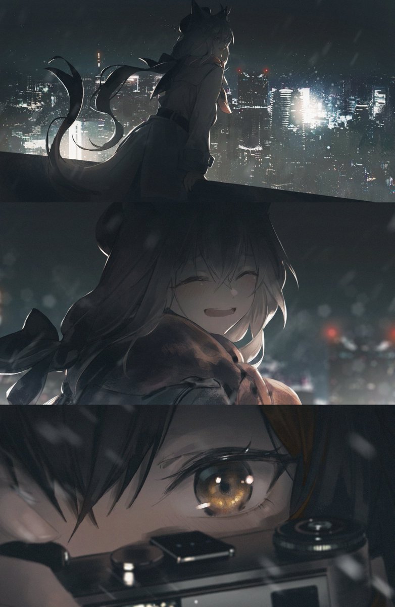 TORAN0K0's tweet image. 光の海の中で、君の笑顔はさらに輝いている。

#絵フブキ #みおーん絵