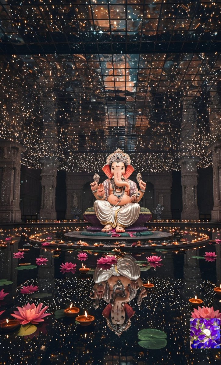 vaidic_1's tweet photo. With Bappa’s grace, even the impossible feels possible. ❣️