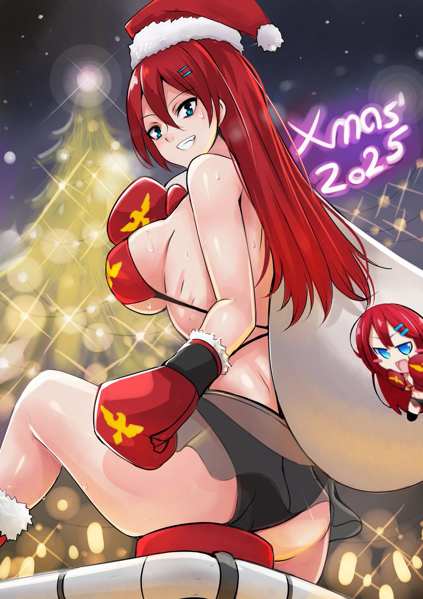 Christmas Yumi with some cast off 
Hope you guys have good time today :)
#ChristmasEve  #Christmas2025  #digitalart 