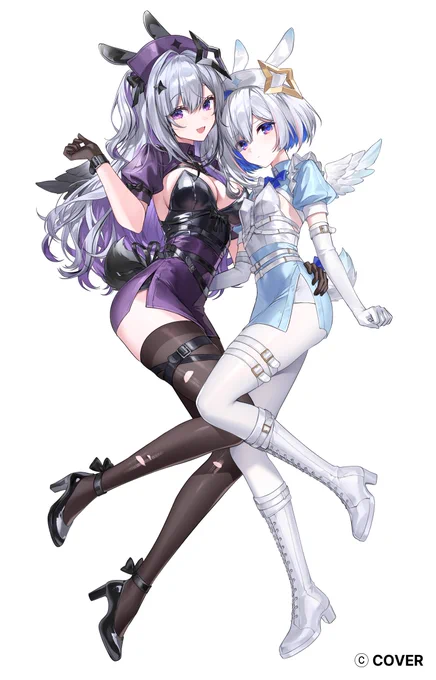 Hololive所属天音かなたさんの卒業記念グッズ かなた&こなたアクリルスタンドを担当させていただきました! よろしくお願いいたします
