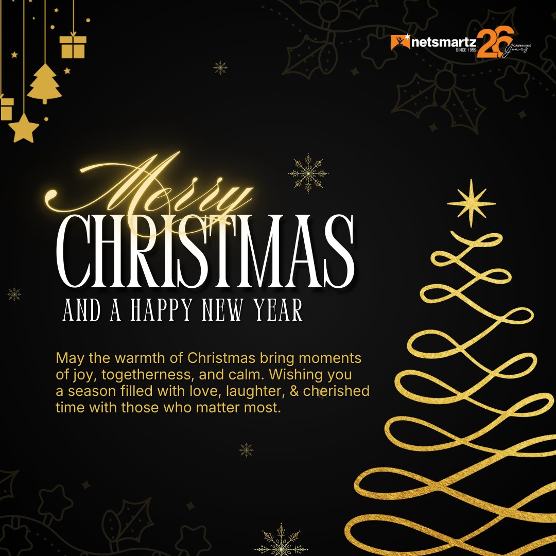 This Christmas, we’re grateful for the people who make our journey meaningful: our teams, clients, partners, and communities worldwide.

#Netsmartz #MerryChristmas #GratefulTogether #Netsmartz #HappyNewYear