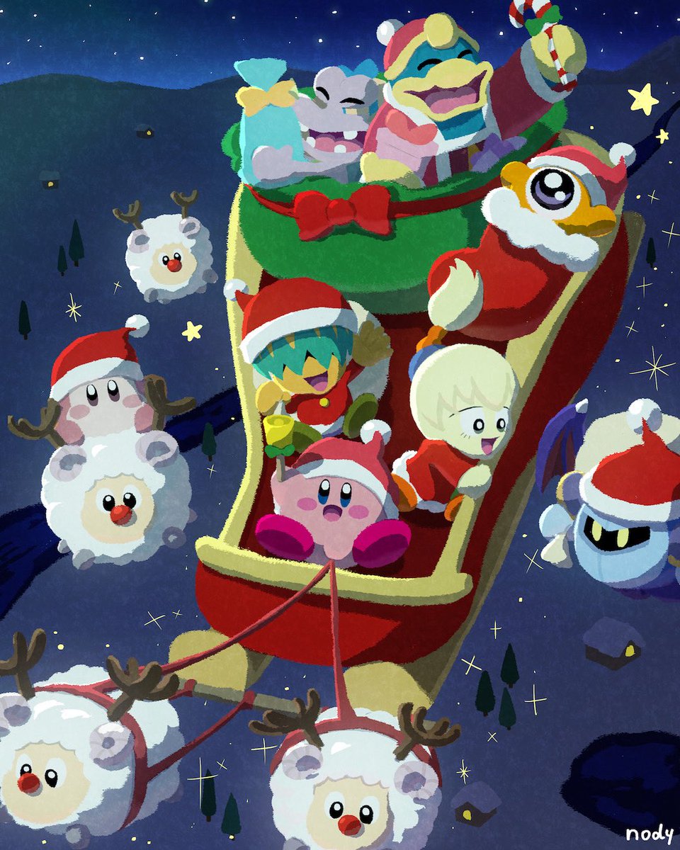 nody_lowmoo's tweet image. クリスマス・イヴ🎅🔔
#カービィ #kirby