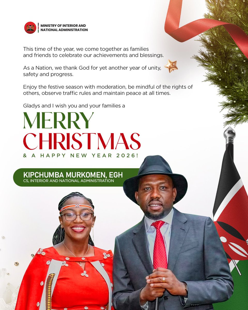 Gladys and I wish you and your families a Merry Christmas and a Happy New Year 2026.