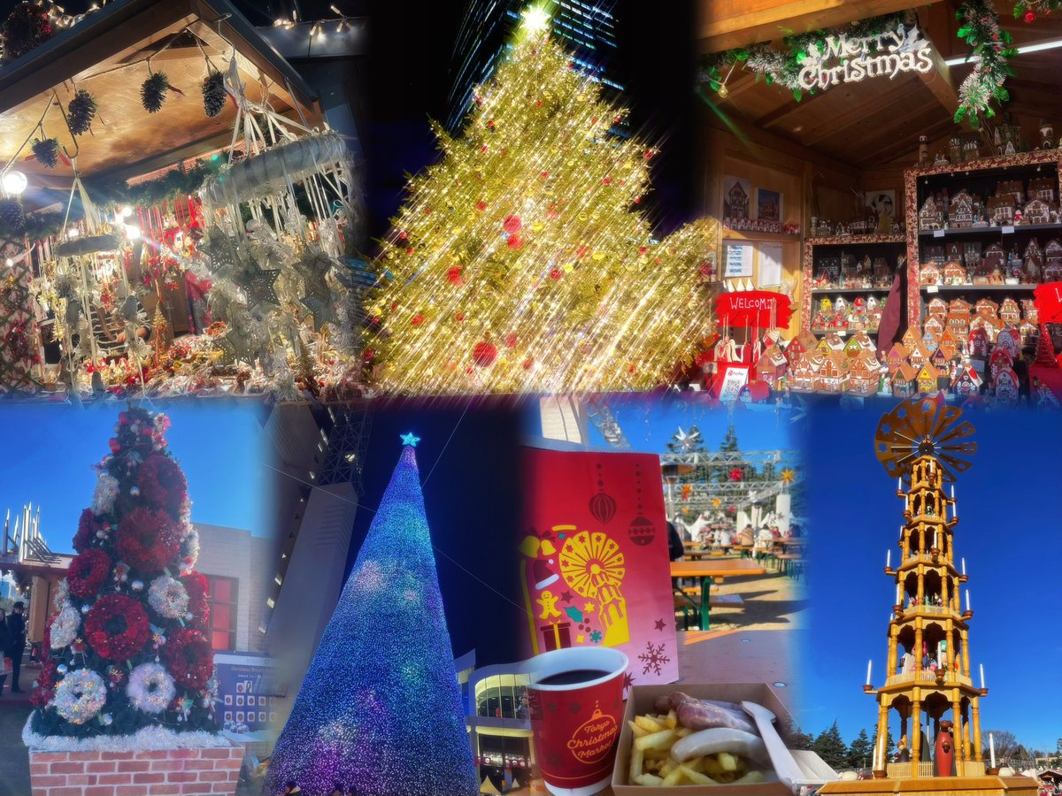 クリスマス狂いなので、今年は3回クリスマスマーケットに行きました🎄💝🎶
