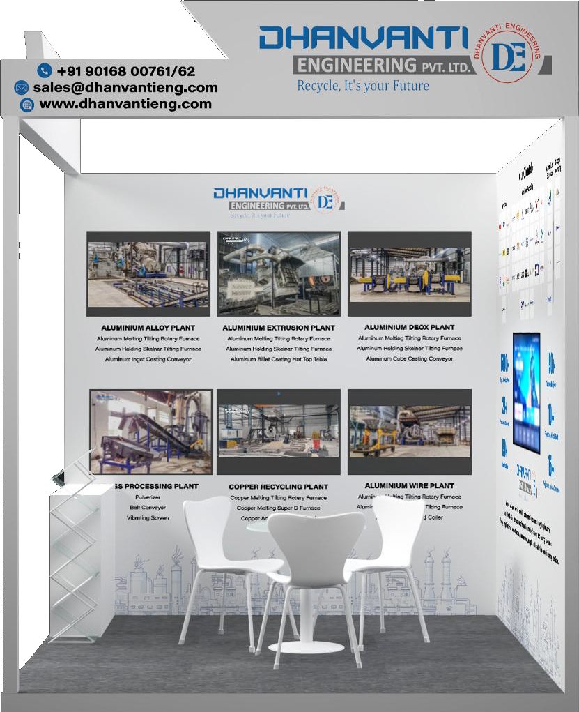 dhanvanti_eng's tweet photo. Driving the next generation of #NonFerrous #MetalRecycling.

Meet #DhanvantiEngineering Pvt. Ltd. at #IMRC2026 | Booth No. 505

#NonFerrousRecycling #RecyclingIndustry #GreenManufacturing #IndustrialEngineering #RecyclingSolutions #TurnkeyPlants #JaipurEvents https://t.co/HMXV4kWinp