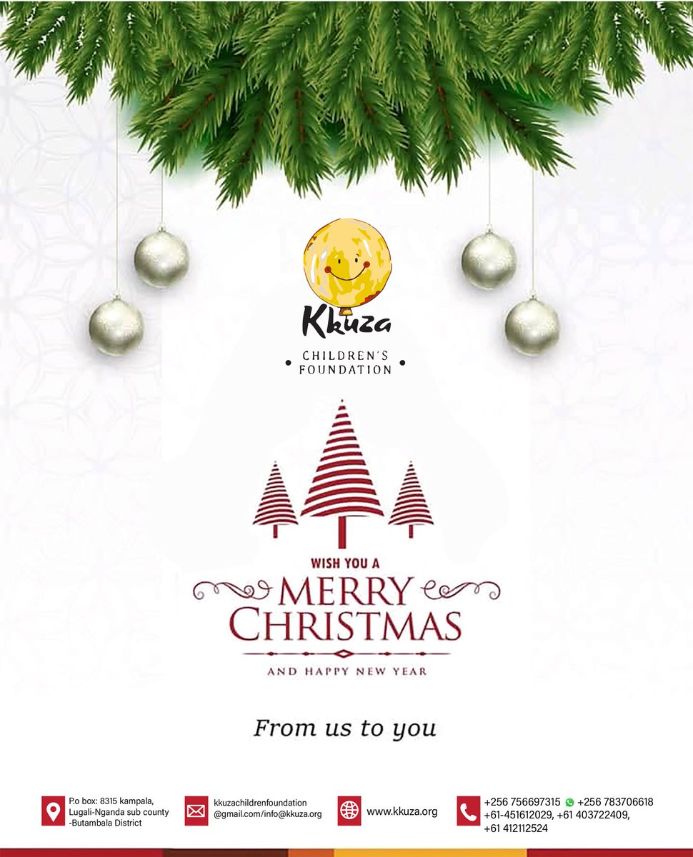 Wishing you a holiday season that's full of rest, renewal, and hope! May the new year bring you fresh energy, joy, and all the things that make your heart happy. Merry Christmas and happy holidays to you and yours 🎄

 #MerryChristmas #www.kkuza org