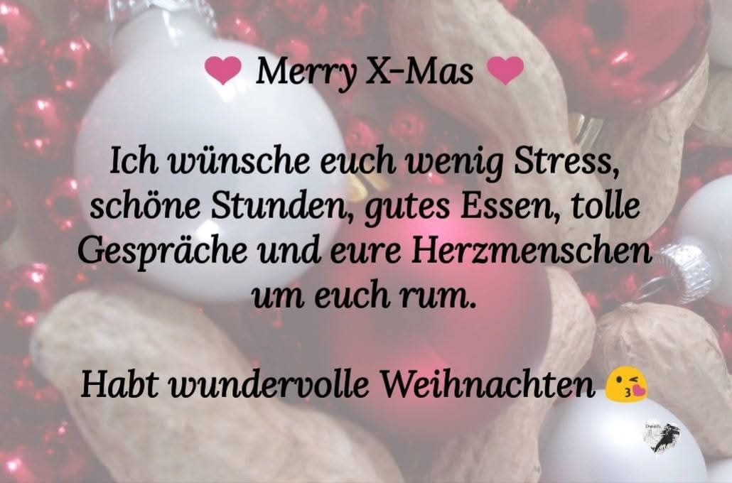 Und für alle, die Stress, Ärger, Verwandtschaft ertragen müssen, ein extra Knuddel 🫂🫶🏼