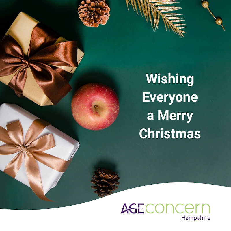 Merry Christmas from Age Concern Hampshire 🎄

Wishing everyone a very Happy Christmas. Thank you for being part of our community.

#MerryChristmas #SupportOlderPeople #Christmas2025