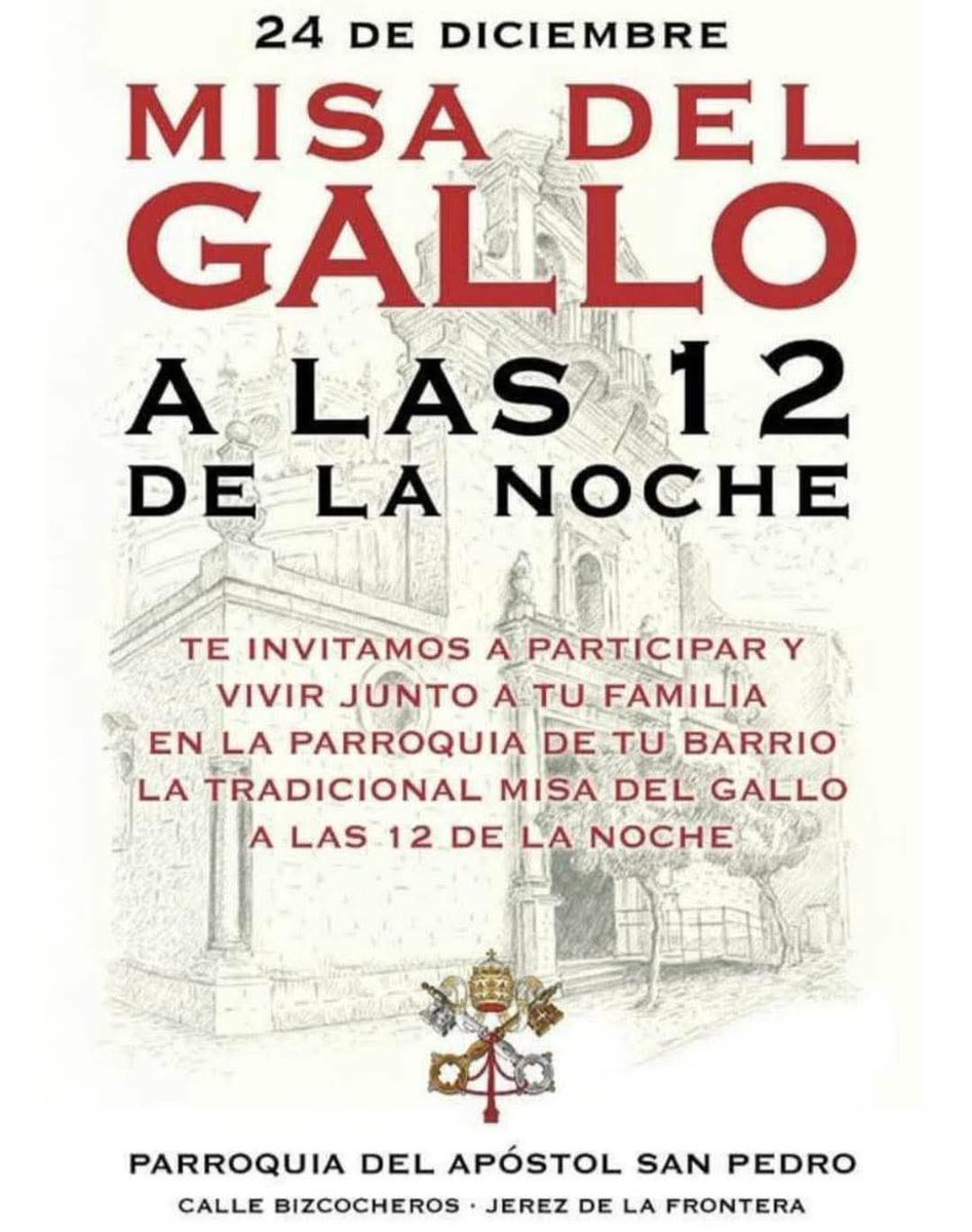 Esta noche, nuestra hermandad, se une a la feligresía de San Pedro, para celebrar la Misa del Gallo, a las 12h de la noche.