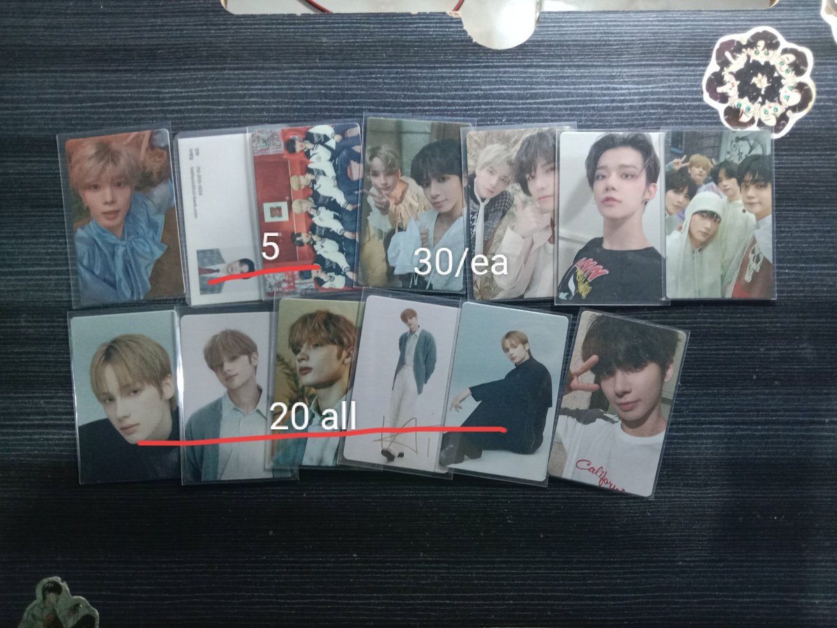 gelp RT kalo lewat ya moots, aku lagi downsizing koleksiku.. jadi, harga yang ada di sini tidak untuk dijadikan patokan ya‼️

want to sell aab txt
no sensi buyer🙏🏻
harga tertera exclude adm 15% biaya penanganan 1.250