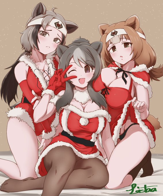 過去のクリスマスイラスト探したけど2枚しかなかった…… 