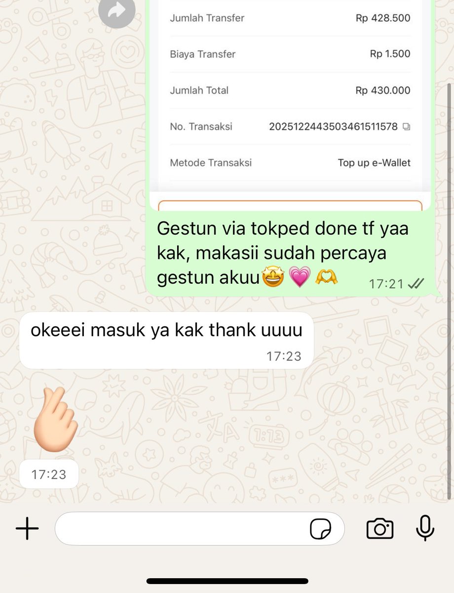 Gestun selalu open yaa🫶 fastresp via WhatsApp senggg🤩🤩🤩 #zonauang️