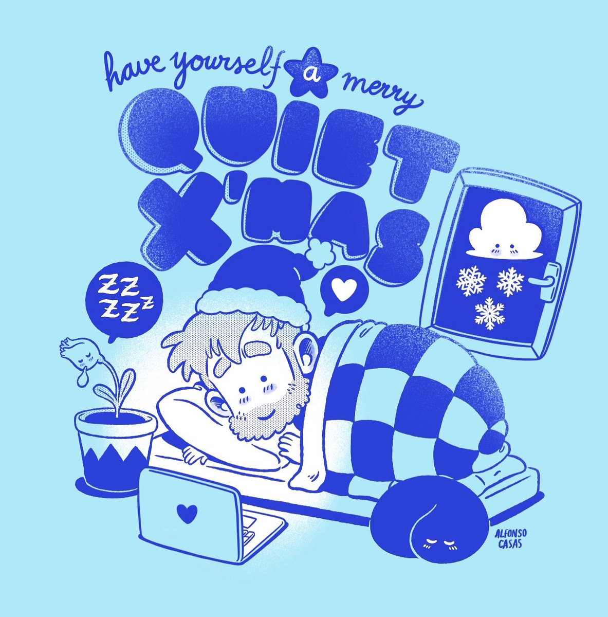 La Navidad no significa lo mismo para todo el mundo.Hay personas deseando vivirla y otras confiando solo en sobrevivirla.Quizá el “estar feliz a toda costa” nos venga un poco grande estos días, así que más una feliz navidad,(n)os deseo unos días tranquilos llenos de autocuidado❤️‍🩹