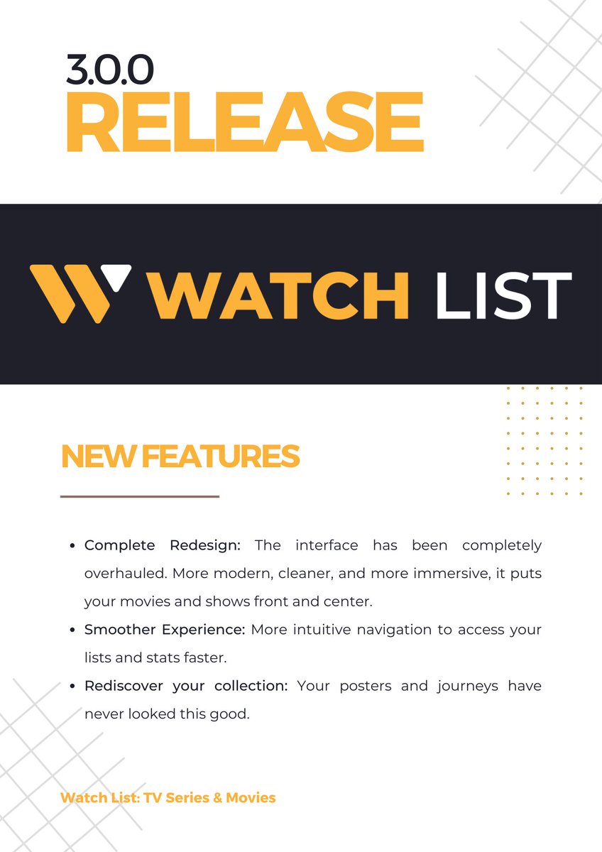 Watch_List_App's tweet photo. New BIG update for the end of 2025!! 🚀 https://t.co/0WNUD3QCTo