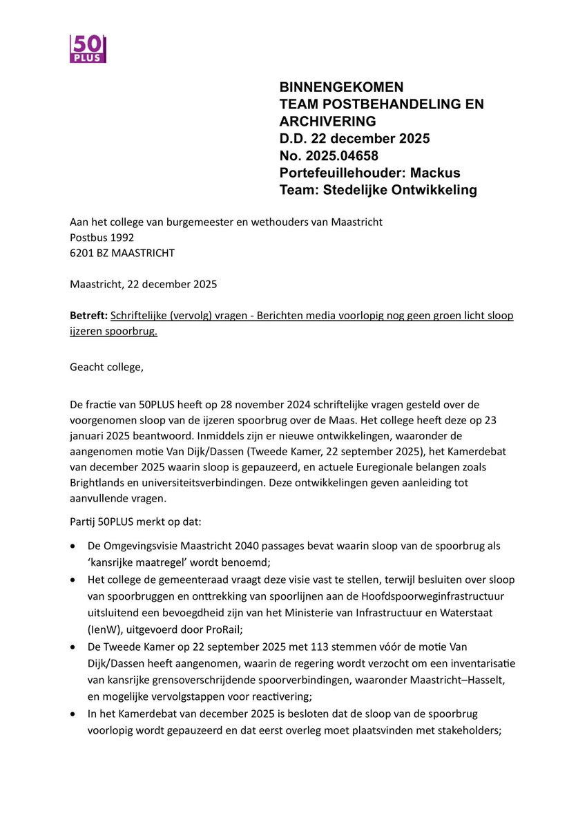50PLUS Maastricht tweet media