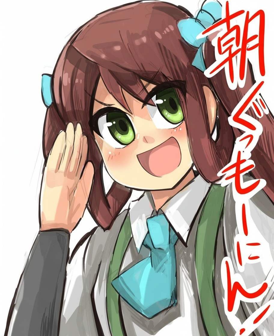 ざっくり描いた絵にAIに綺麗に修正させてみたけど、(1枚目がワンドロで描いた絵、2,3枚目がAI修正)最後の仕上げはAIに任せても良いかなという気分になった。特に顔と髪の毛の仕上げが綺麗になっている。 