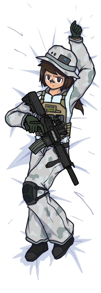 SammyAshenT's tweet photo. Some lore update for @ArtifactJager:
Nil/นิล no longer got her injuries from peacekeeping in the south, but rather from spending 2-3 years in Dagestan. https://t.co/lWnqyoGUSA