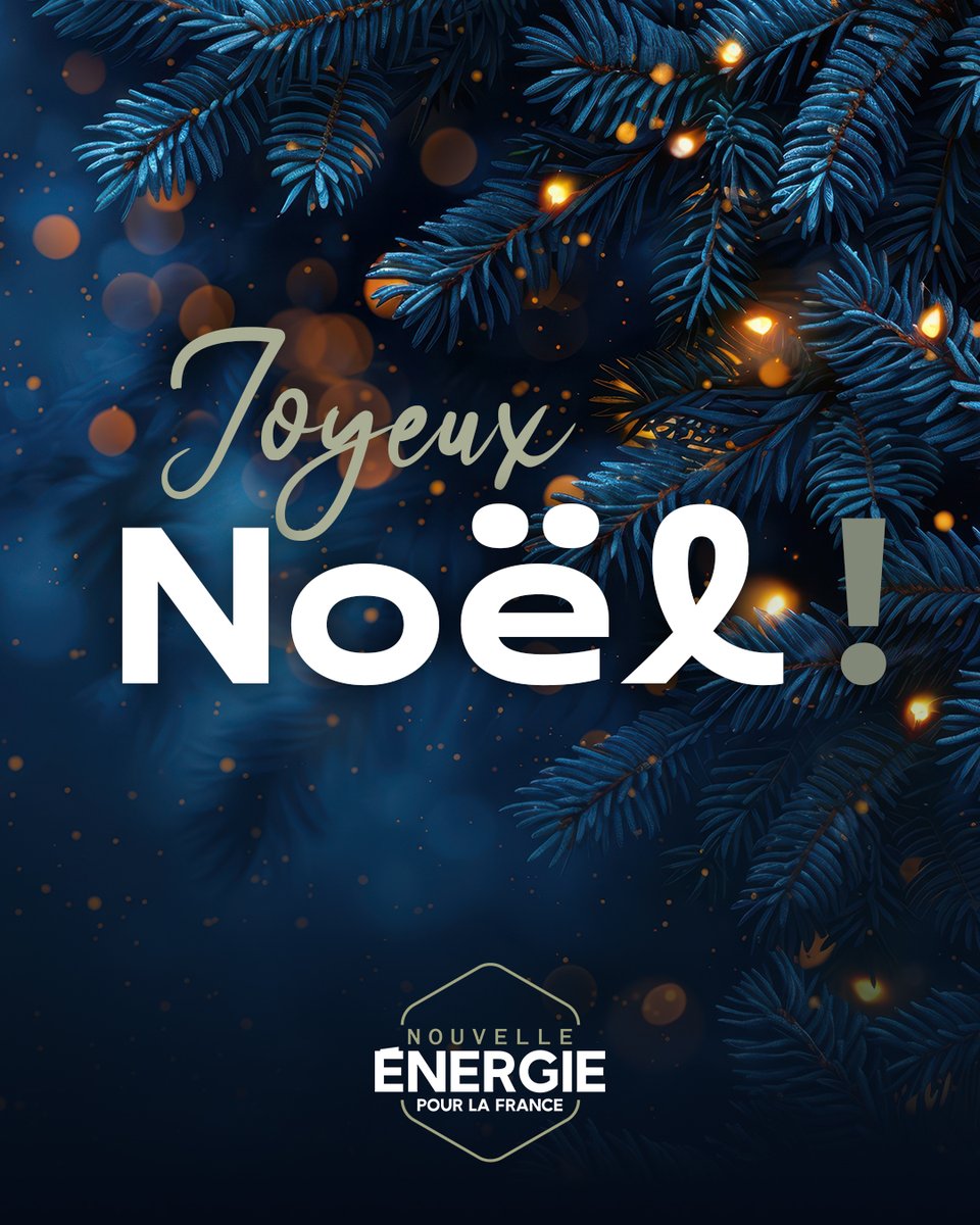 Nouv_Energie's tweet image. 🇫🇷 Nouvelle Énergie vous souhaite un bon réveillon et un très joyeux Noël ! 🌟🎄