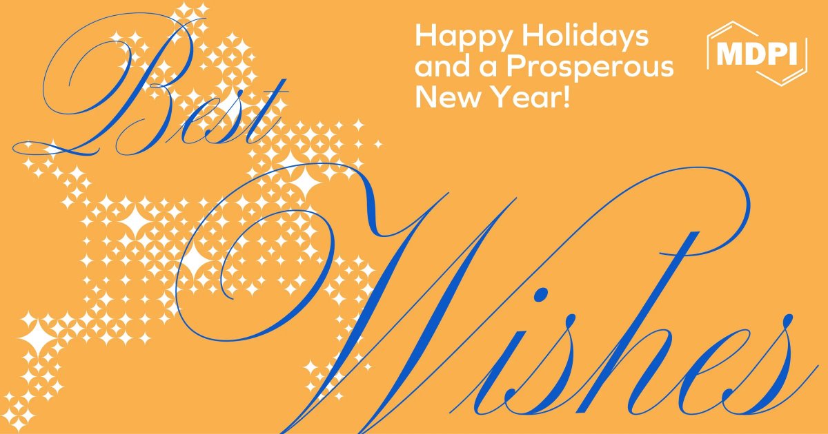AdhesivesMDPI's tweet photo. 🎄✨ Holiday wishes from Adhesives!

Thank you for a year of great research in adhesive science 🧪🔗

Wishing you joy, inspiration, and success in the New Year! ❄️🌟 https://t.co/GNXxL58q99