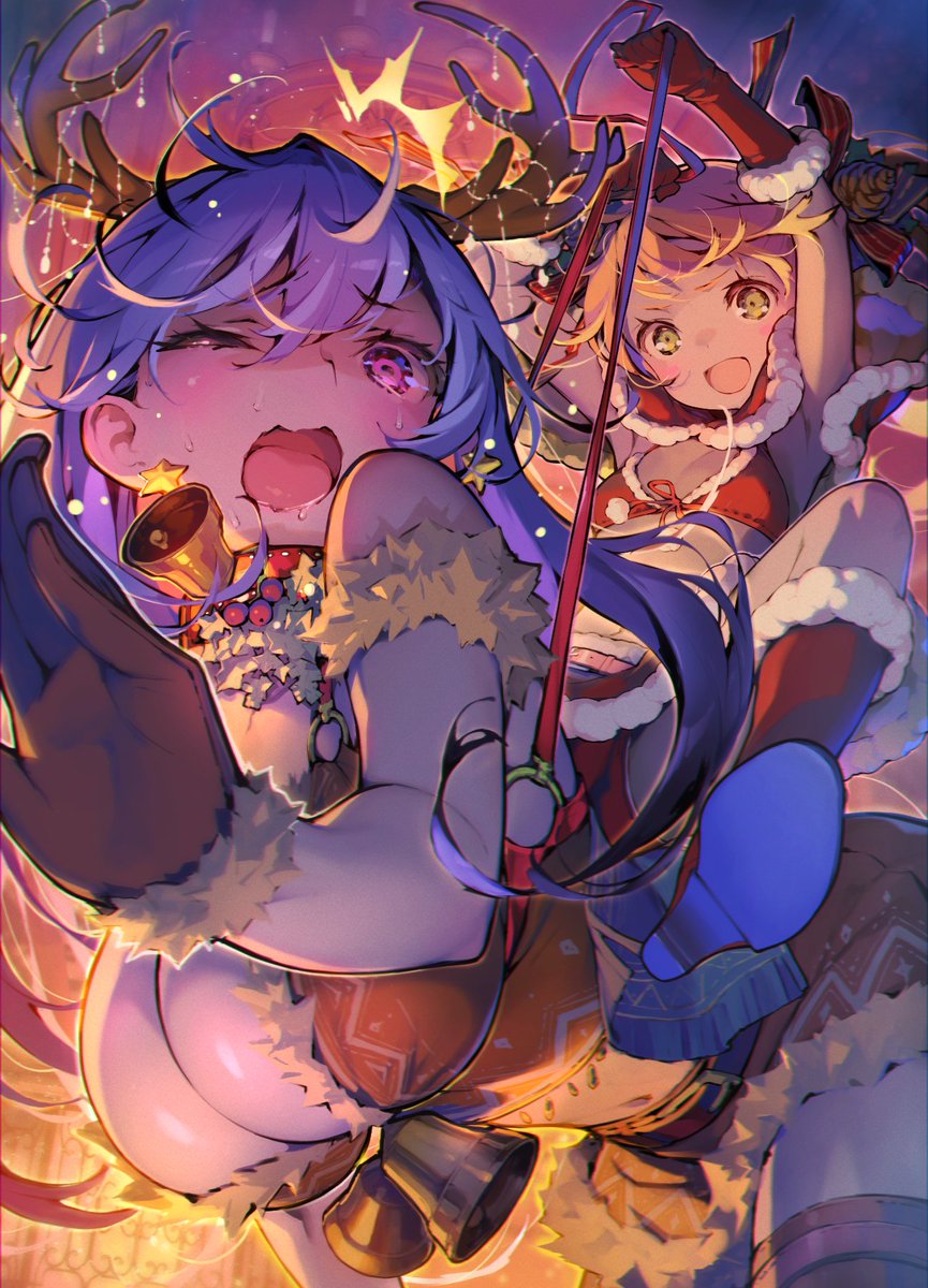 メリークリスマス…、
ということでクリスマス絵です…!

日々、変わらず制作進行中…でございます。
がんばります…! 