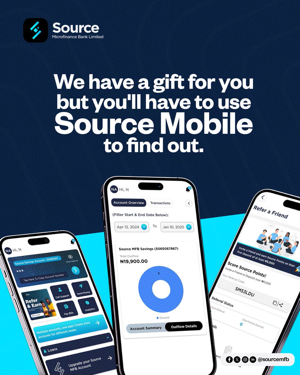 There’s a little surprise waiting for you 👀🎁
Open your Source Mobile App to find out.

#sourcemicrofinance
#12daysofsourcemagic