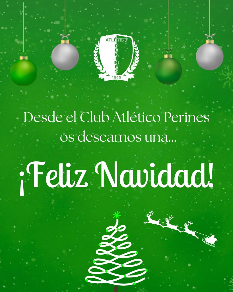 ATPerines's tweet image. 🎄✨ Desde el Club Atlético Perines os deseamos a todos los jugadores y familias una feliz navidad. Esperemos que disfrutéis las fiestas y paséis tiempo junto a vuestros familiares y seres cercanos. 🎁

#ATPerines #ElEsfuerzoNoSeNegocia #Santander