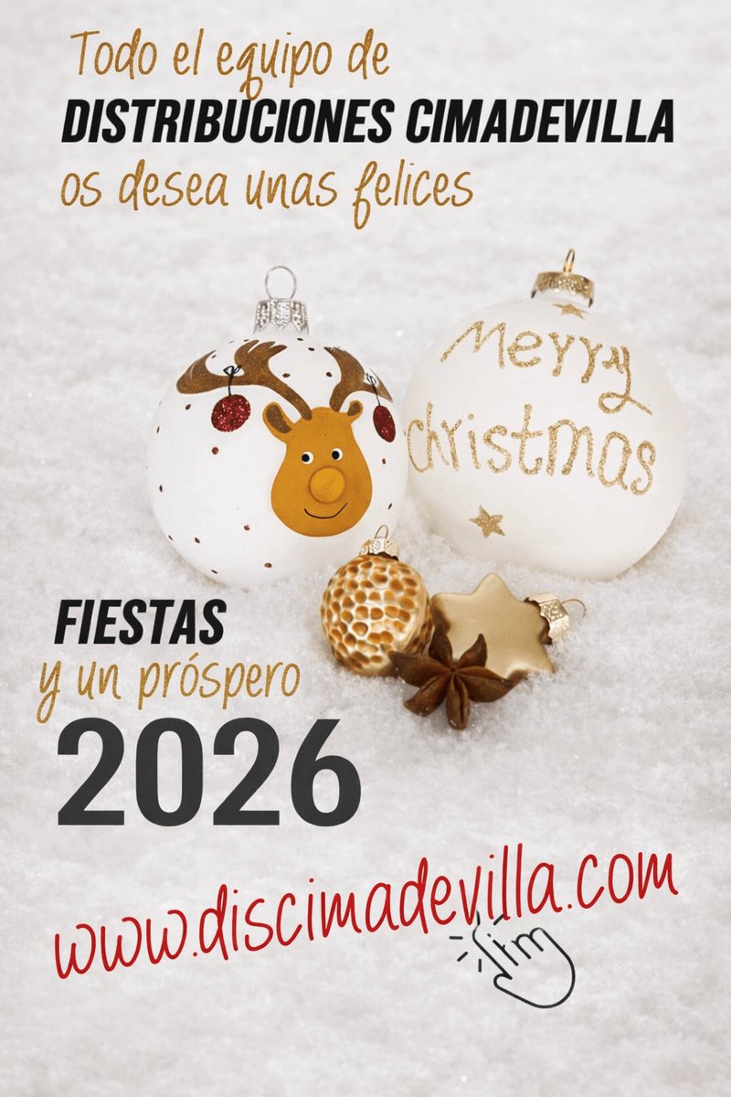 Os deseamos unas 🎉Felices Fiestas🎉 y un 2026 lleno de proyectos,
ilusión y buenas lecturas.📖
Seguimos juntos, 🎁
sumando y avanzando en 2026. 📚

#FelicesFiestas #Distribución #Librerías #Papelerías #Libro #comerciodeproximidad #comerciolocal