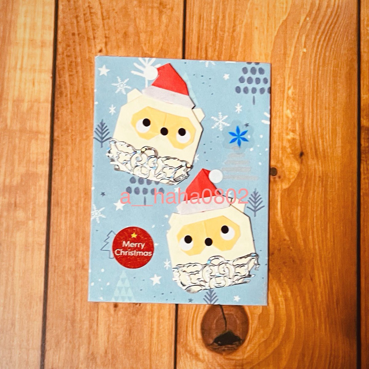 Merry Xmas🎄#たぬきケーキ 
#折り紙 #origami