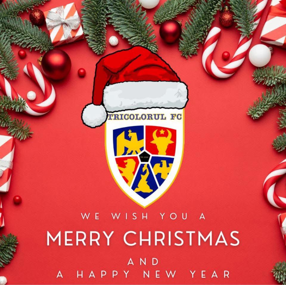 🎄 From staff and all the players of the Tricolorul Fc 🇷🇴, we wish you a Merry Christmas and a New Year full of achievements!🎄