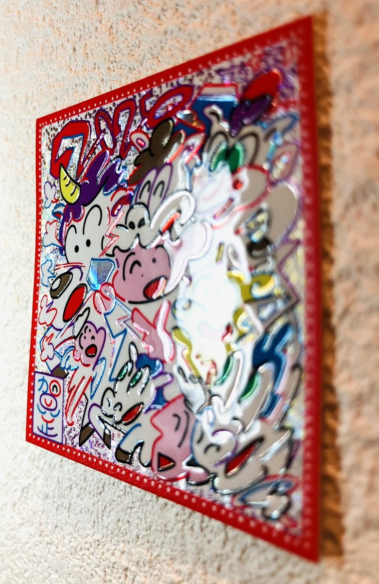 rinotakayuki's tweet photo. 2026の年賀状シール発売しました！
ぷっくり加工で発色抜群です！
裏面はハガキ風。

#自作シール　#ビックリマン風　#年賀状

下のサイトから買えます！

https://t.co/zBbO2VjxFZ https://t.co/tNoDNY8riD