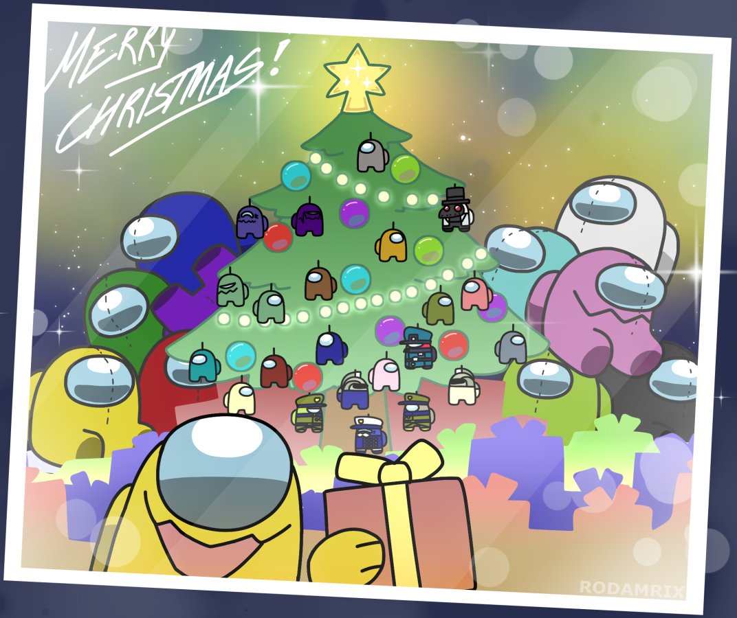 rodamrix's tweet image. ✨Merry Christmas!✨
#AmongUs #amongusanimation #amongusfanart #amongusart