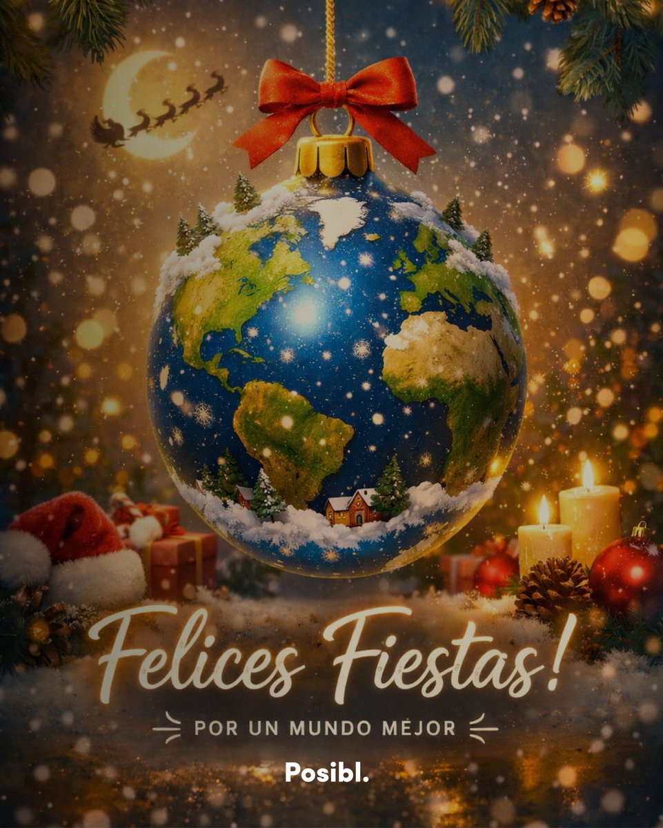 🎄 Felices Fiestas 🌍

Que estas fiestas nos encuentren celebrando lo logrado y mirando al nuevo año con esperanza, creatividad y propósito.

Seguimos creyendo en las ideas e historias que conectan, transforman y hacen posible un mundo mejor.

Gracias por ser parte del camino!