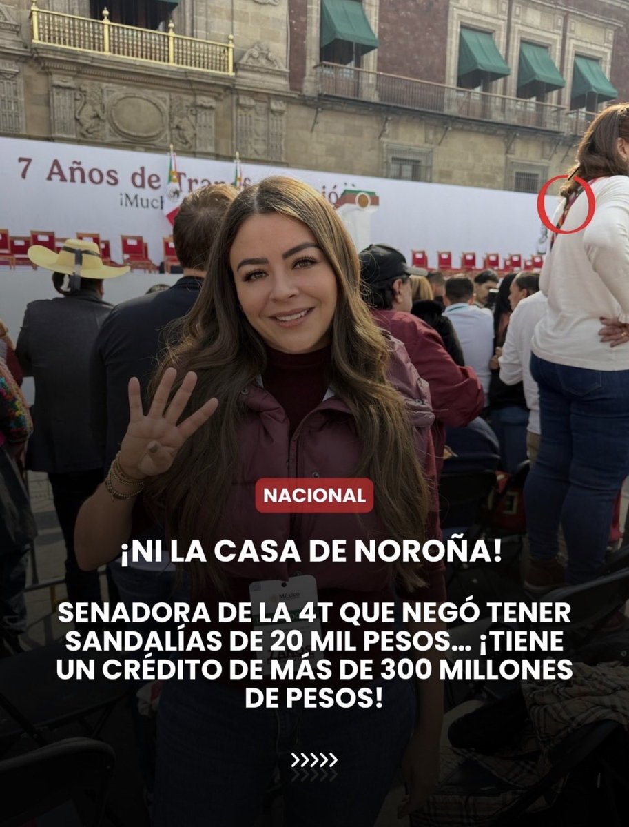 ¿Quién saca un crédito hipotecario por más de 300 millones de pesos para una casa?

¿De qué tamaño es la mansión de <a href="/sasildeleon/">Sasil de León</a>?

Mientras los chairos apenas pueden comer a sus horas, sus Senadores viven como jeques.