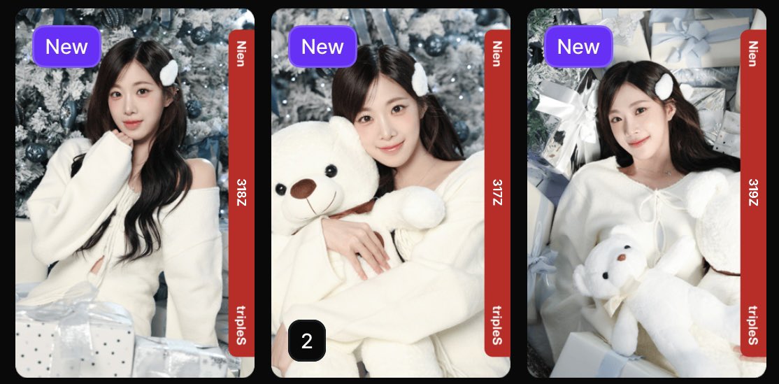 einvierno_'s tweet image. christmas objekt giveaway !!

one winner will receive a full nien set !!
(bb317, bb318, bb319)

rules:
- like and repost
- comment your cosmo id
- that's it!

giveaway will end on the 26th &amp;lt;3
merry christmas!

#tripleS #wavtwt #objekt