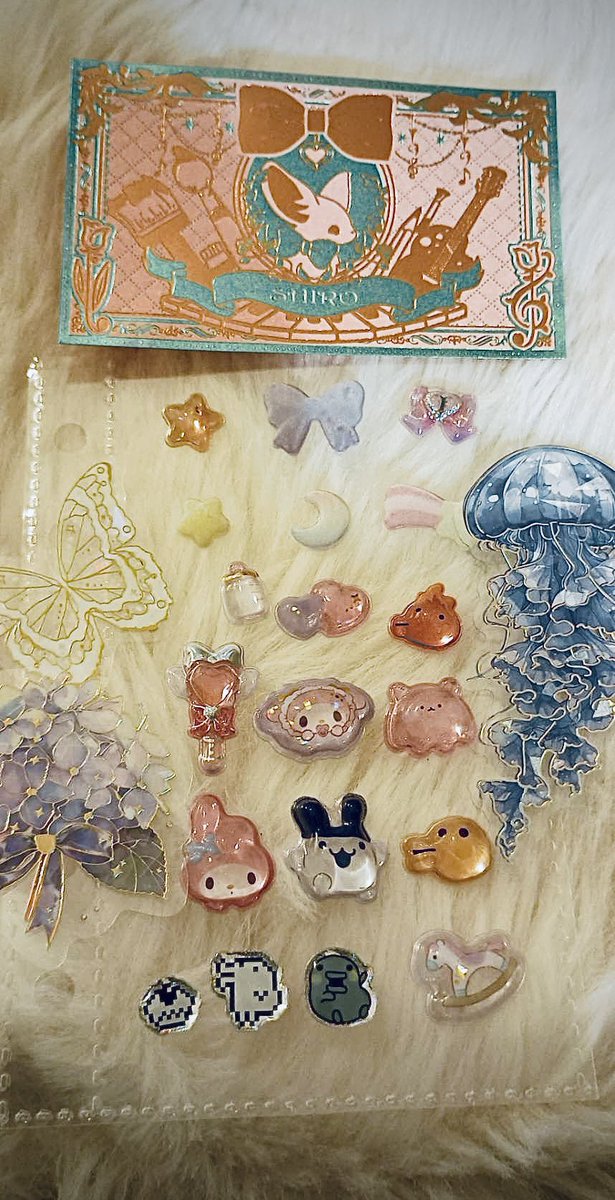 たぬぅきちゃんとシール交換できたよ！！全部可愛くて宝物！！思い出！！