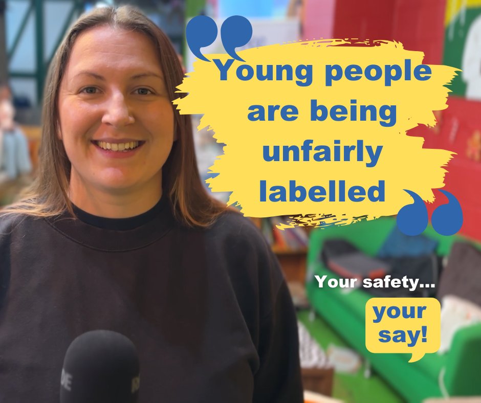 DC_PCC's tweet image. Youth worker Kaitlyn says young people she works with tell her they are being unfairly labelled with antisocial behaviour. Let us know what you think about policing in Devon and Cornwall by taking five minutes to complete our Your Safety, Your Say survey dcpcc.commonplace.is/en-GB/proposal…