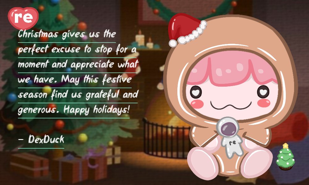 dexduck's tweet photo. 🎄 today and in coming weeks, people begin celebrating the New Year holidays.

huge thanks to the @re community for the great connections.

share your holiday wishes generating them on the site we built with @pixnvm.

https://t.co/rTUls3it2G

 it’s addressed specifically to you. https://t.co/2KXZoTRgus