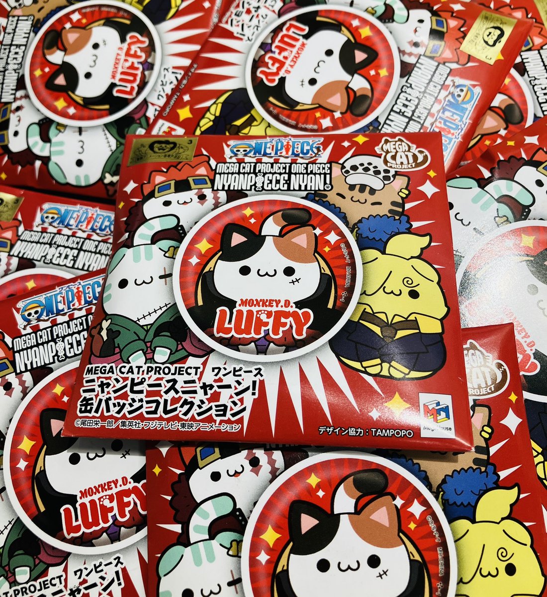 再入荷】 MEGA CAT PROJECT ワンピース ニャンピースニャーン！ 缶