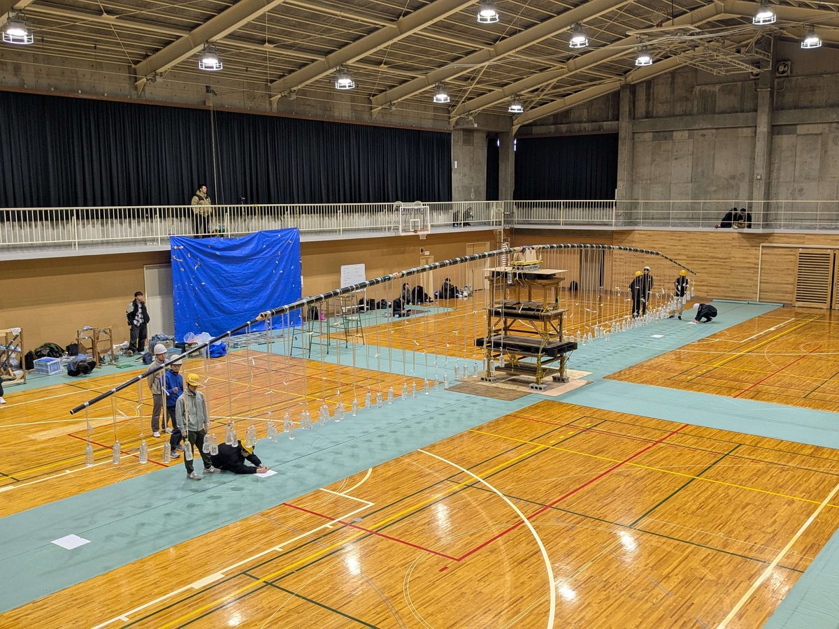 23日、24日の2日間にわたって桁試験を実施いたしました。
1.0G、1.5Gともに無事に終了いたしました！
お手伝いいただいたOBの皆様、誠にありがとうございました😆

今後ともご声援のほどよろしくお願いいたします！