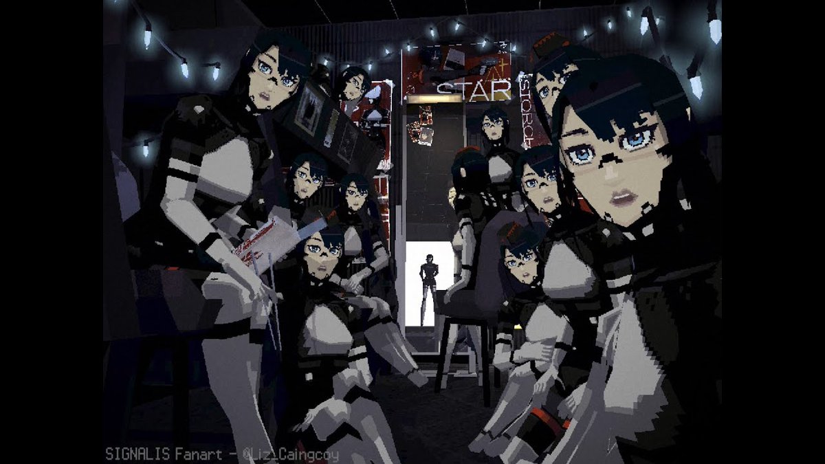 How bugs looks at you after flipping over their rock
#SIGNALIS