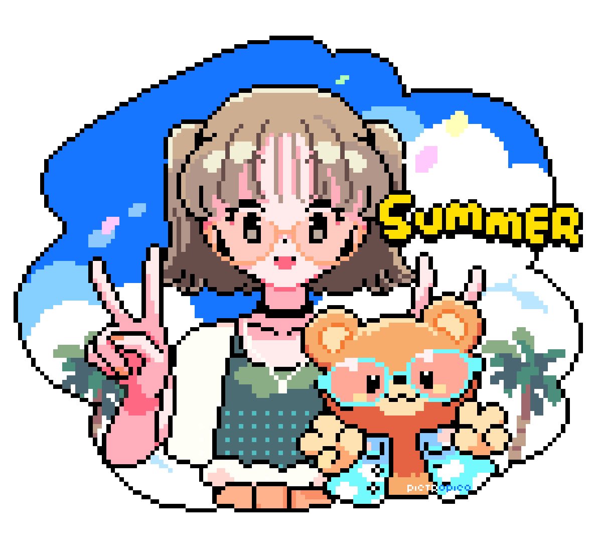 2025年自分が選ぶ今年の4枚 今年はイラストがたくさん描けて嬉しかった！！