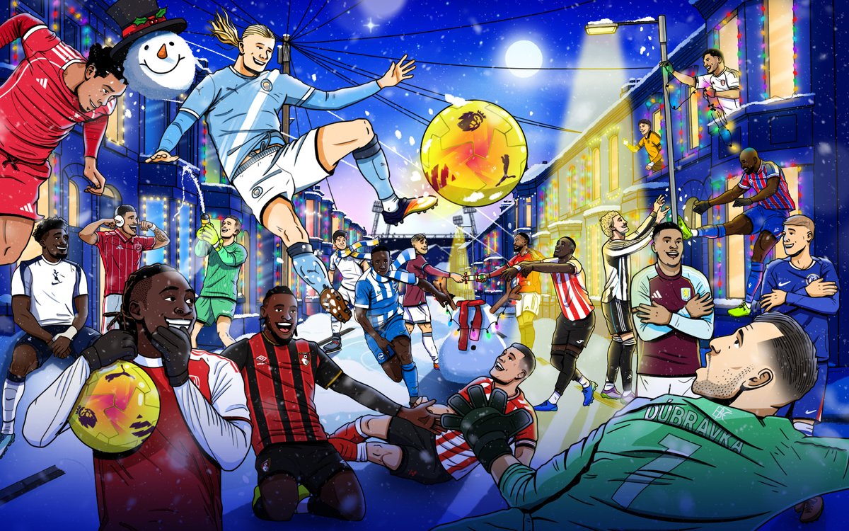premierleague's tweet image. The most wonderful time of the year 🫂