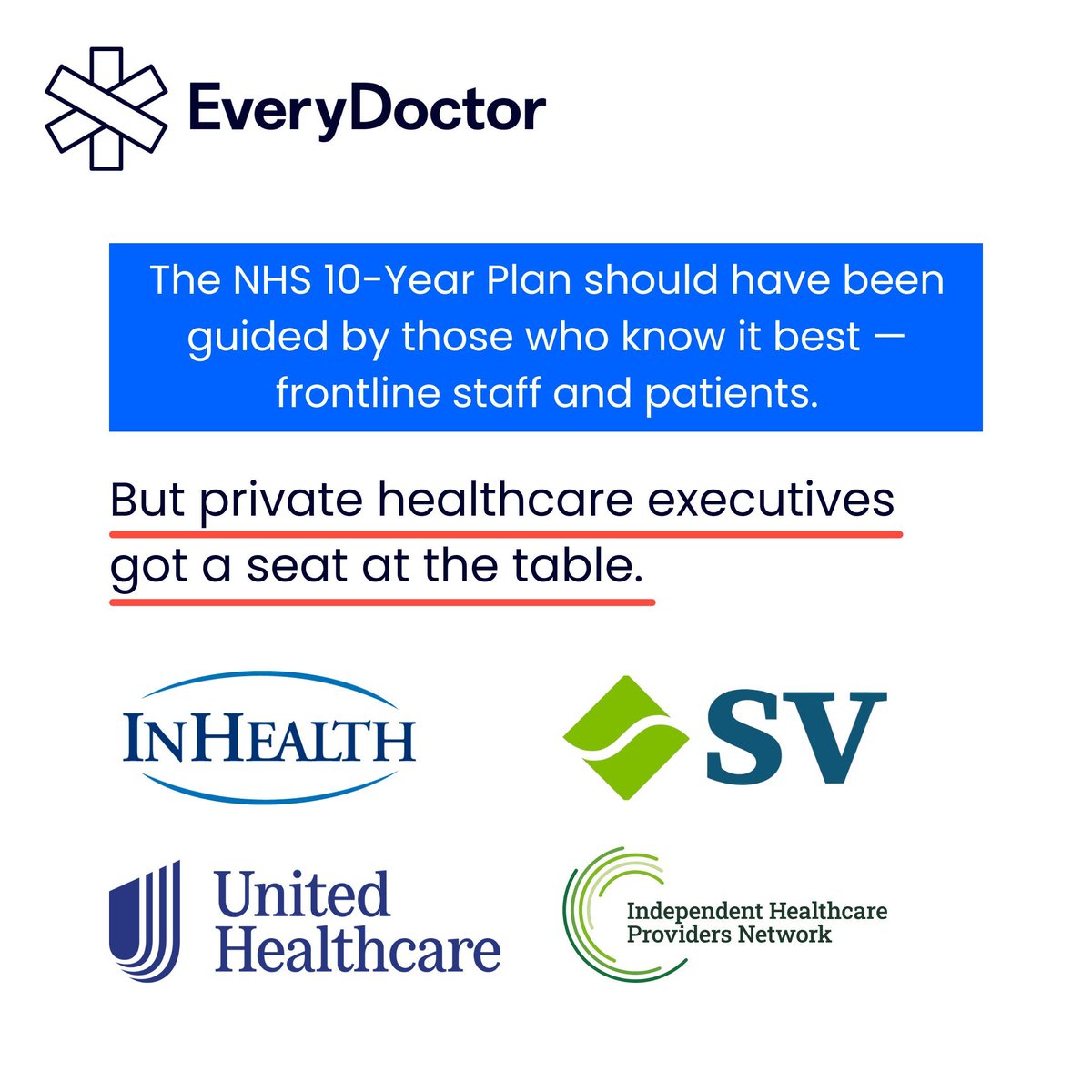 Some of the companies Streeting's wheeling &amp; dealing with. The taxpayers' money is funding this, depleting our NHS. A cartel of corruption. Streeting has no medical knowledge, studied history &amp; he's not consulted with those at the coal face.   The enemy within. Member of public
