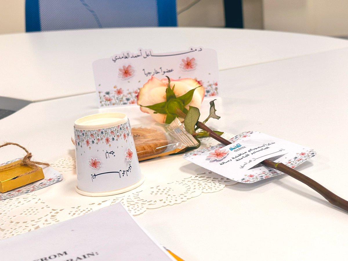 dr_mashail's tweet photo. يوم مميز في تحكيم رسالة علمية…

التحكيم ليس نقدًا، بل شراكة علمية ترفع مستوى الرسائل وتُعد الباحثين بثقة للمراحل القادمة.

شكرا من الاعماق للدكتوره الراقيه وفاء الشهري على دعوتها لي كمحكم خارجي لرساله طالباتها المتميزه: ابتهال الحربي،، https://t.co/GqunDHKvCJ