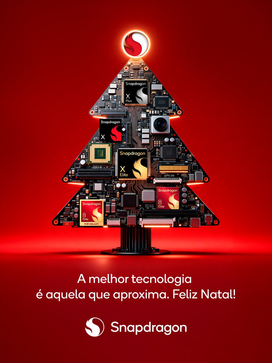 Feliz natal, Snapdragon Insiders! 🎄

Aproveitem as festas para fortalecer as conexões com quem vocês amam! ❤️

É hora de recarregar as energias para um 2026 ainda mais potente! 😎